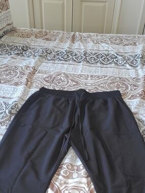 Women's Black Drawstring Jogger Pants
